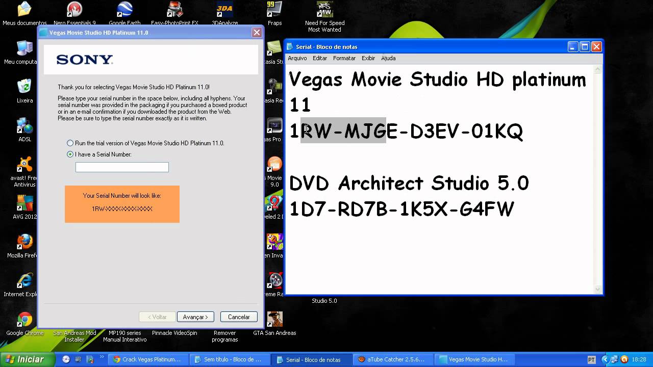 Vegas Movie Studio Serial Number